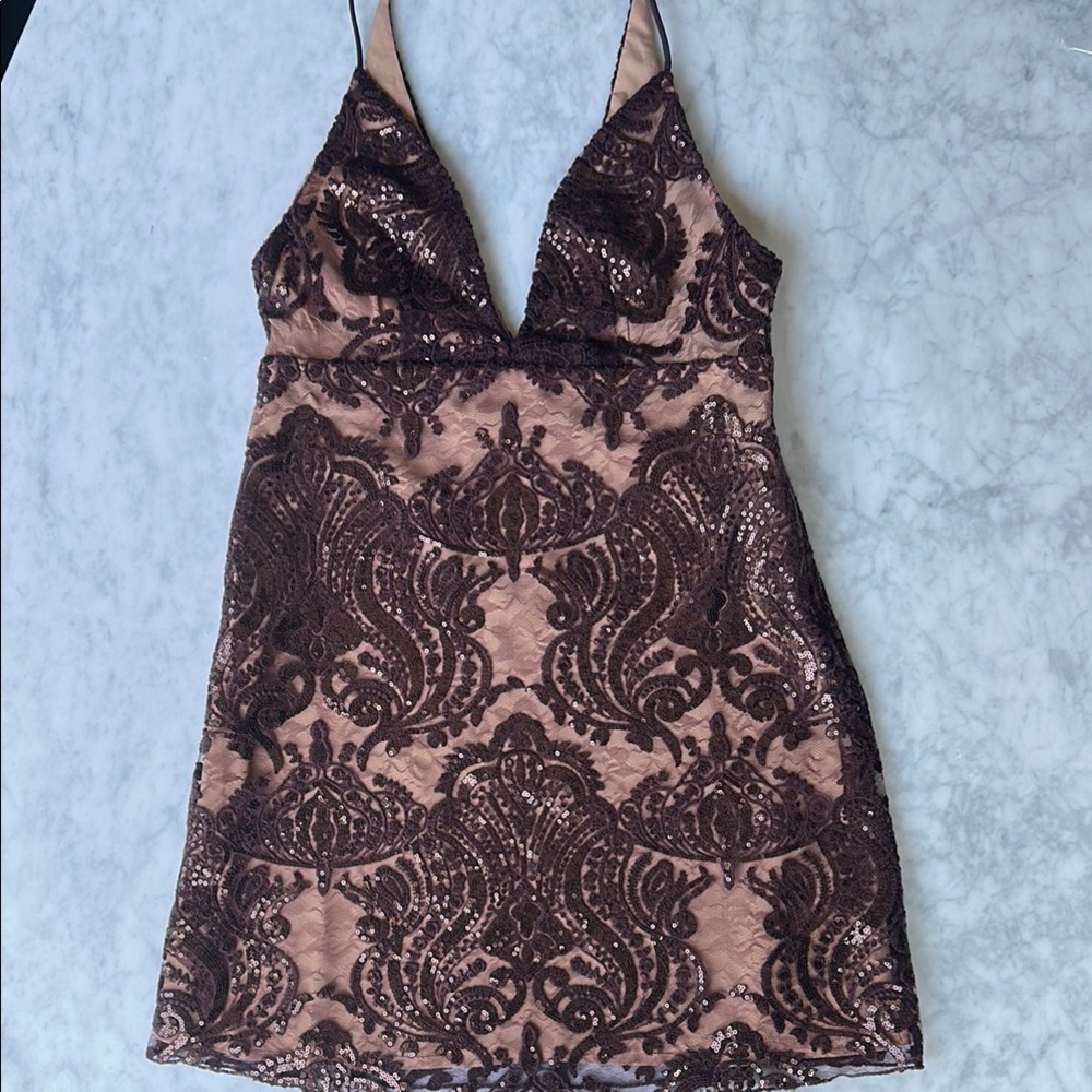 Free People sequin Lace Dress NWT size 2